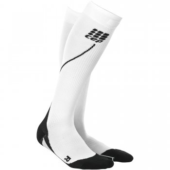 CEP Run 2.0 Compression Socks Herren | White Black
