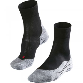 FALKE RU4 Mid Cut Socken Damen | Schwarz