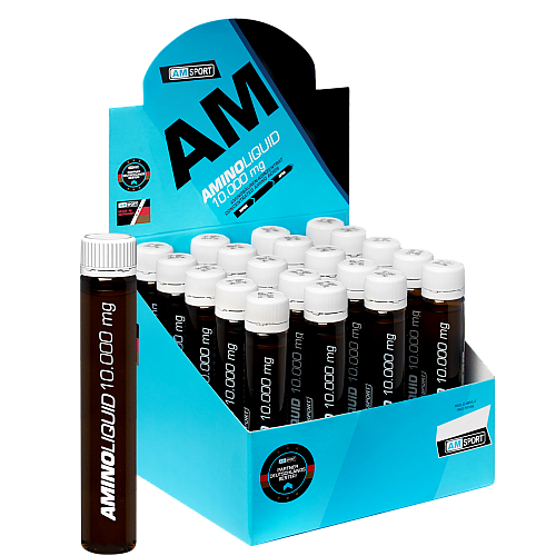 AM SPORT Aminosuren Liquid | Box mit 20 Ampullen