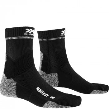 X-SOCKS Run Fast 4.0 Socken | Schwarz
