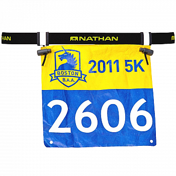 NATHAN Race Number Belt 2.0 Startnummernband | Black