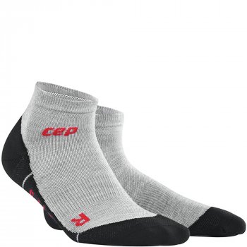 CEP Hiking Light Merino Low Cut Compression Socks Herren | Volcanic Grey