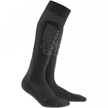 CEP Ski Ultralight Compression Socks Herren | Black Anthracite