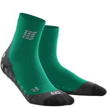 CEP Run Griptech Short Cut Compression Socks Damen | Green