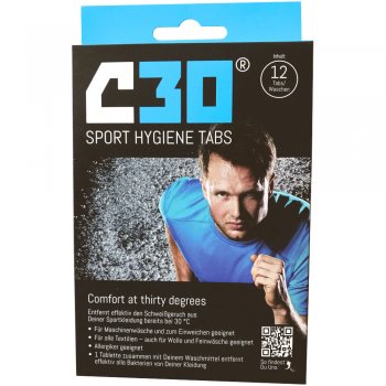 C30 Sport Hygiene Tabs -bakterienfreie Wäsche-