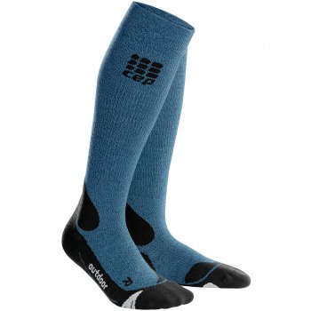 CEP Outdoor Merino Compression Socks Herren | Desert Sky Blue