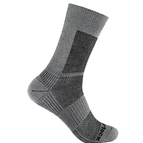 WRIGHTSOCK Merino Coolmesh II Crew | Dnn | Rauchgrau