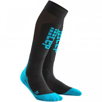 CEP Ski Ultralight Compression Socks Herren | Black Blue