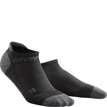CEP Run 3.0 No Show Compression Socks Herren | Black Dark Grey
