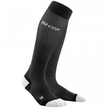 CEP Run Ultralight Compression Socks Damen | Black Light-Grey