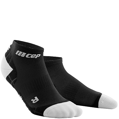 CEP Ultralight Low Cut Compression Socks Damen | Black Light-Grey