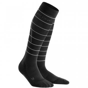CEP Reflective Compression Socks Damen | Black