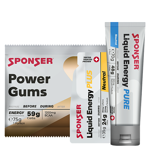 SPONSER Gel Testpaket *Mittlere bis hohe Belastungen*