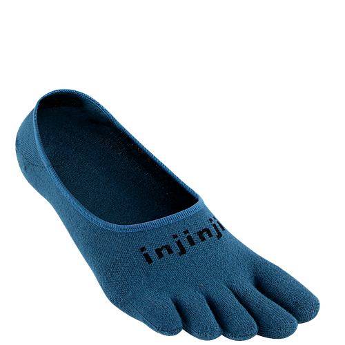 Injinji Run Lightweight Hidden Zehensocken | D�nn | Petrol