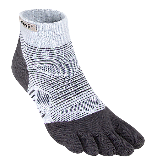 Injinji Run Lightweight Mini-Crew Zehensocken | D�nn | Grau
