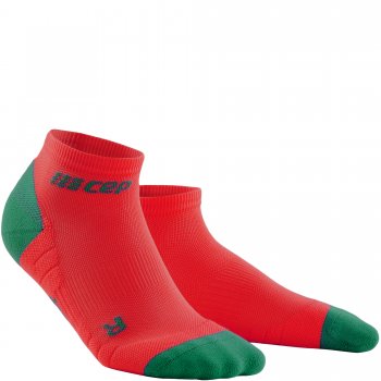 CEP Run 3.0 Low Cut Compression Socks Damen | Red Green