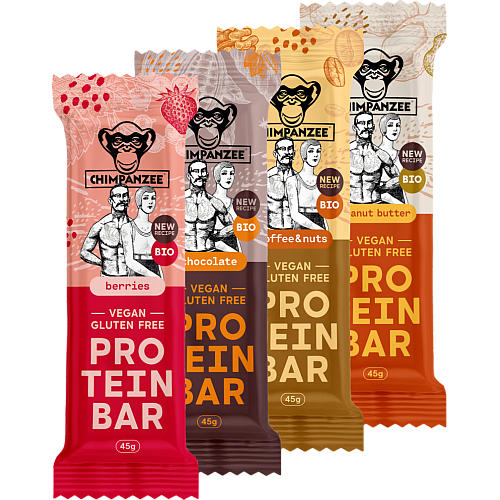 CHIMPANZEE Bio Protein-Riegel *Testpaket*