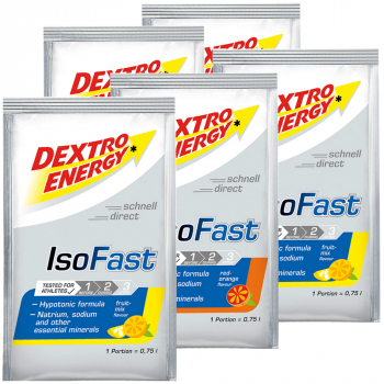 DEXTRO ENERGY IsoFast Drink Portionsbeutel Testpaket