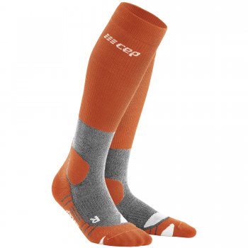 CEP Hiking Merino Compression Socks Damen | Sunset Orange