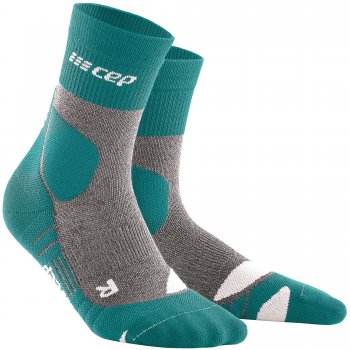 CEP Hiking Merino Mid Cut Compression Socks Damen | Forestgreen