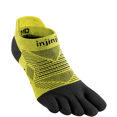 Injinji Run Lightweight No Show Zehensocken | Dnn | Gelb