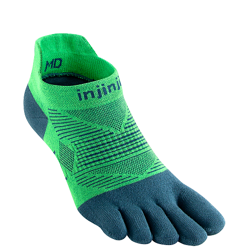 Injinji Run Lightweight No Show Zehensocken | Dnn | Grn