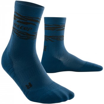 CEP Run 3.0 Mid Cut Compression Socks Herren | Animal Blue