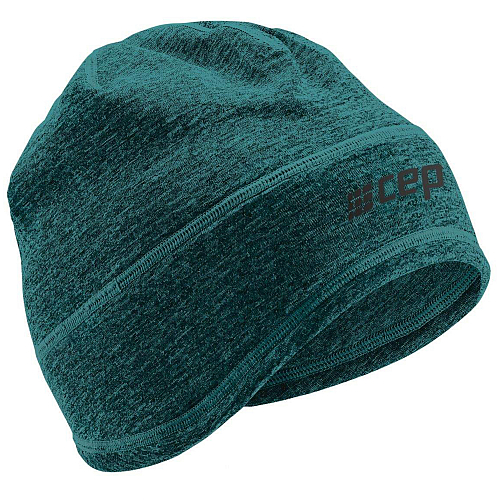 CEP Winter Run Laufmtze | Green Melange
