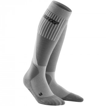 CEP Ski Touring Compression Socks Damen | Grey