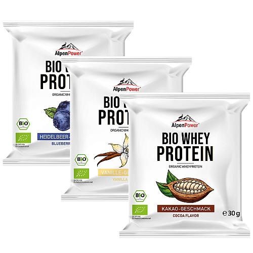 PLUSARTIKEL AlpenPower Whey Protein Shake | 3 x 30 g *DE-KO-006*