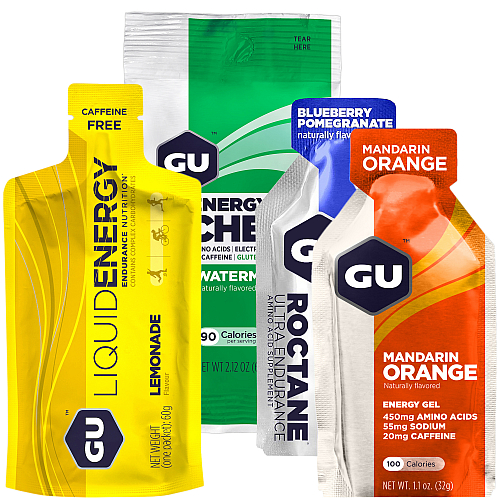 GU Energy Gel Testpaket | Maximale Vielfalt