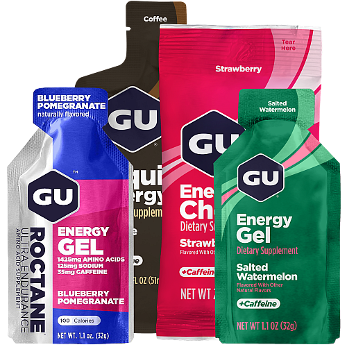 GU Energy Gel Testpaket | Maximale Vielfalt