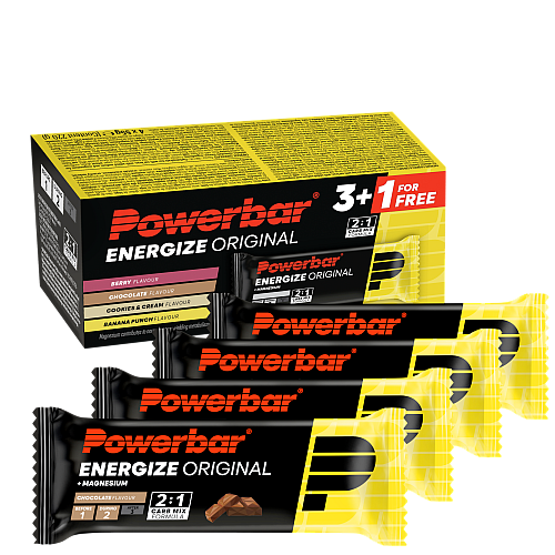 Powerbar Energize ORIGINAL | Multiflavour Pack 3+1 GRATIS