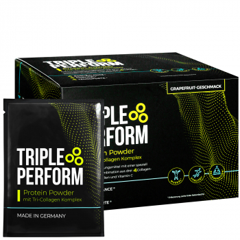 TRIPLE PERFORM Protein Powder l Tri-Collagen | Box mit 30 Beutel