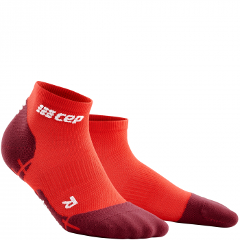 CEP Ultralight Low Cut Compression Socks Herren | Lava Dark Red