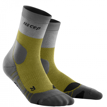 CEP Hiking Light Merino Mid Cut Compression Socks Herren | Olive Grey