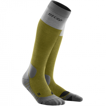 CEP Hiking Light Merino Compression Socks Herren | Olive Grey