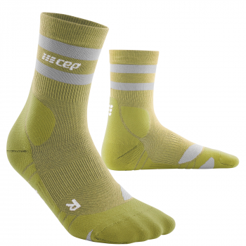CEP Hiking Light Merino Mid Cut Compression Socks Herren | 80's Olive Grey