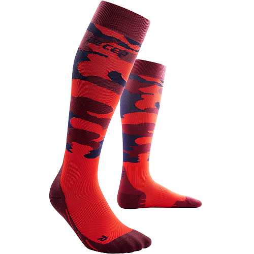 CEP Run 3.0 Compression Socks Herren | Camocloud Lava Peacoat