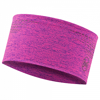 BUFF DryFlx Reflective Stirnband | Pink Fluor