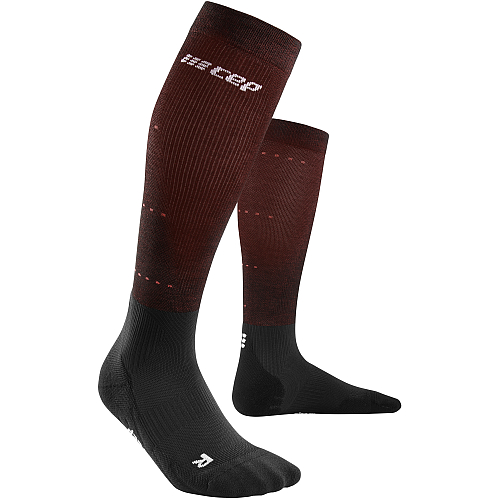 CEP Infrared Recovery Compression Socks Herren | Black Red