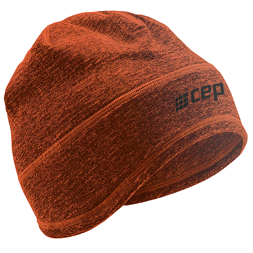 CEP Winter Run Laufmtze | Dark Orange Melange
