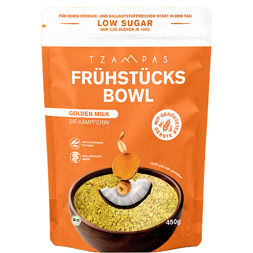 TZAMPAS Fr�hst�cks Bowl Golden Milk l DE-�KO-006