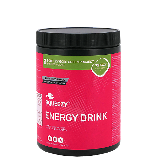 SQUEEZY Energy Drink Basic Formula *650 g Dose*