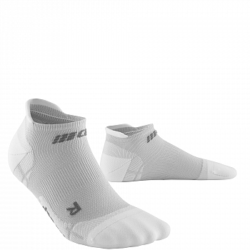 CEP Ultralight No Show Compression Socks Herren | Carbon White