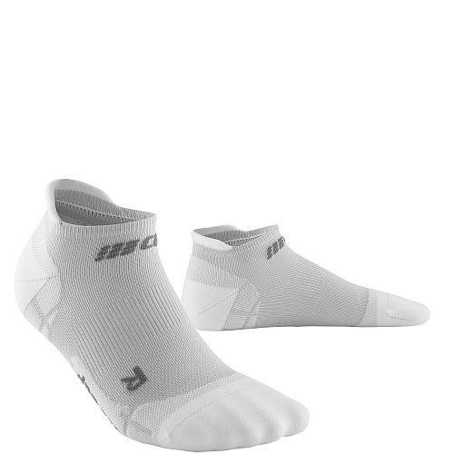 CEP Ultralight No Show Compression Socks Herren | Carbon White