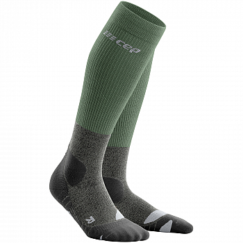 CEP Hiking Merino Compression Socks Damen | Green Grey