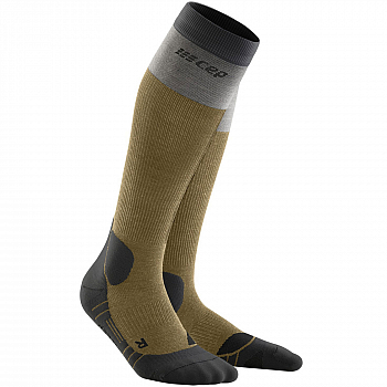 CEP Hiking Light Merino Compression Socks Herren | Sand Grey