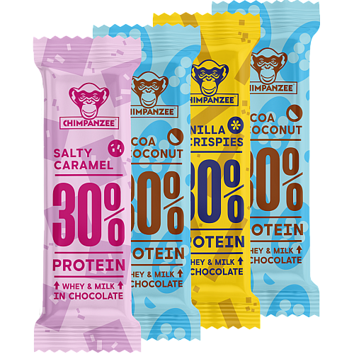 CHIMPANZEE High Protein Bar 30 % Testpaket | Glutenfrei