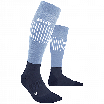CEP Ski Ultralight Compression Socks Herren | Light Blue